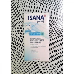 Isana young - Active Clear - Antibakterielle Anti-Mitesser Face Strips von Isana