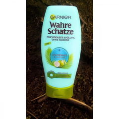 Wahre Schätze - Feuchtigkeitsspülung ohne Silikone - Kokoswasser & Aloe Vera von Garnier