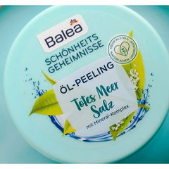 Schönheitsgeheimnisse - Öl-Peeling Totes Meer Salz von Balea