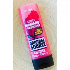 Sweet Rhubarb & Raspberry Shower von Original Source
