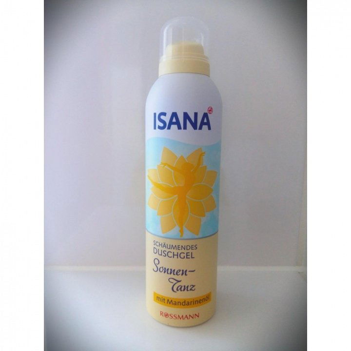 Schäumendes Duschgel - Sonnentanz - mit Mandarinenöl von Isana Schäumendes Duschgel - Sonnentanz - mit Mandarinenöl von Isana