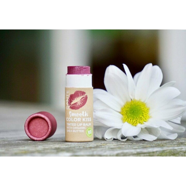 Smooth Color Kiss Tinted Lip Balm von Sante