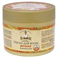 Haarmaske mit Ei-Extrakt von Rezepte der Großmutter Agafja