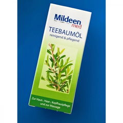 Med Teebaumöl von Mildeen