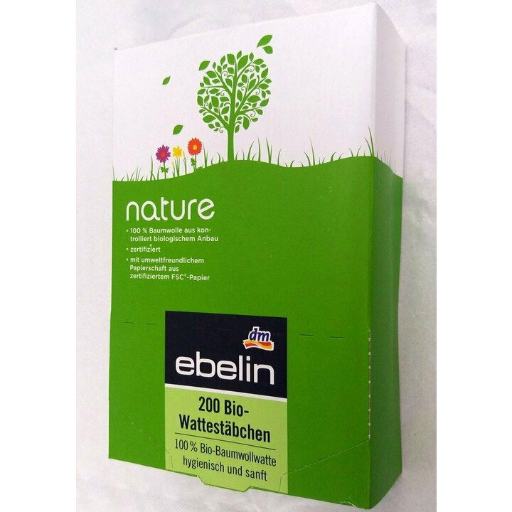 nature - Bio-Wattestäbchen von ebelin