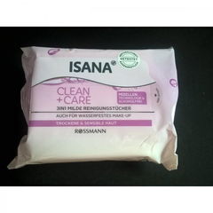Clean + Care - 3 in 1 milde Reinigungstücher trockene & sensible Haut