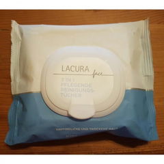 3 in 1 Pflegende Reinigungstücher Empfindliche und trockene Haut von Lacura
