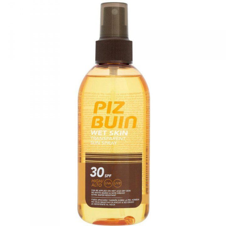 Wet Skin Transparent Sun Spray von Piz Buin Wet Skin Transparent Sun Spray von Piz Buin
