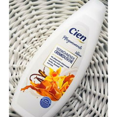 Pflegemomente - Verwöhnende Cremedusche Vanille, Karamell und Zimt von Cien