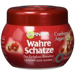 Wahre Schätze - Der Farbglanz-Bewahrer - Cranberry & Argan-Öl - Tiefenpflege-Maske by Garnier