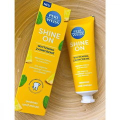 Shine On Whitening Zahncreme - Ananas und Minze von Perlweiss