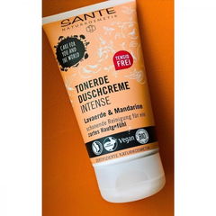 Tonerde Duschcreme Intense - Lavaerde & Mandarine von Sante
