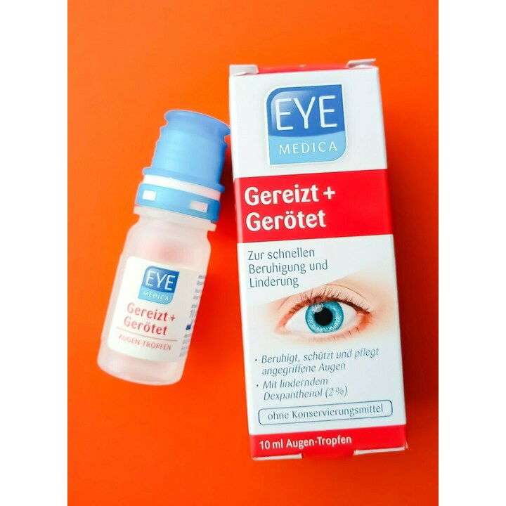 Gereizt + gerötet Augentropfen von Eye Medica