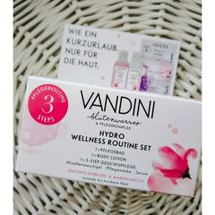 Blütenwasser & Pflegekomplex - Hydro Wellness Routine Set Magnolienblüte & Mandelmilch von Vandini