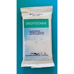 Deotücher von Biocura Body Care