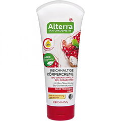 Reichhaltige Körpercreme Bio-Granatapfel & Bio-Sheabutter von Alterra