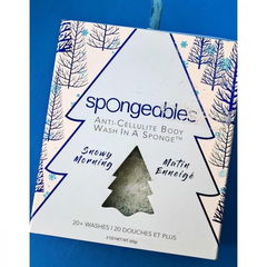 Anti-Cellulite Body Wash In A Sponge - Snowy Morning von Spongeables