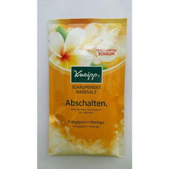 Schäumendes Badesalz - Abschalten. - Frangipani • Moringa