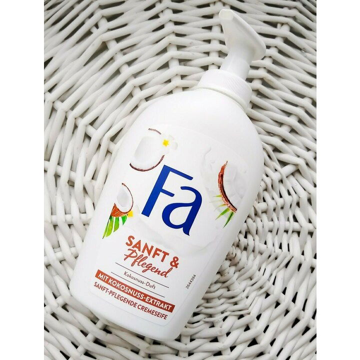Sanft & Pflegend - Sanft Pflegende Cremeseife mit Kokosnuss-Extrakt von Fa Sanft & Pflegend - Sanft Pflegende Cremeseife mit Kokosnuss-Extrakt von Fa