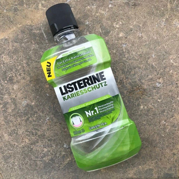 Kariesschutz Tägliche Mundspülung Green Tea von Listerine