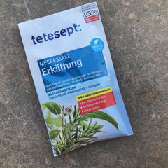 Meeressalz - Erkältung - Badekosmetikum - Eukalyptusöl + Rosmarinöl + Kampfer