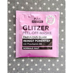 Glitzer Peel-Off-Maske von #b.e. Routine