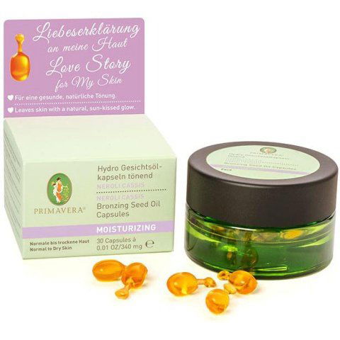 Hydro Gesichtsölkapseln tönend - Neroli Cassis von Primavera Hydro Gesichtsölkapseln tönend - Neroli Cassis von Primavera