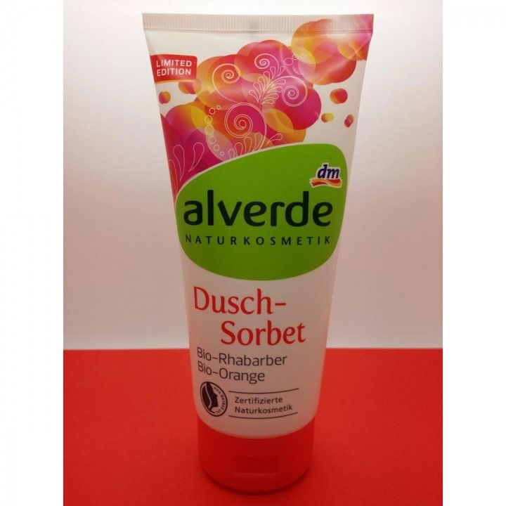 Dusch-Sorbet - Bio-Rhabarber Bio-Orange von alverde
