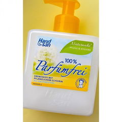 100% Parfümfrei Cremeseife von Handsan