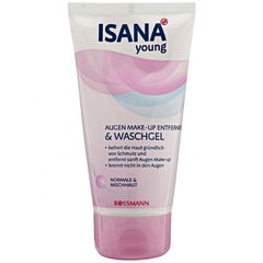 Isana young - Augen Make-up Entferner & Waschgel von Isana