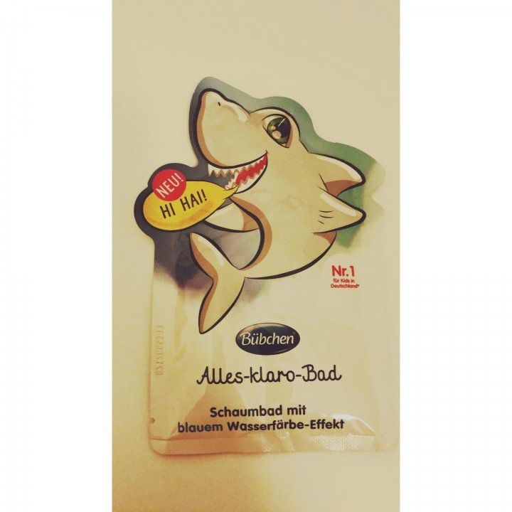 Alles-klaro-Bad - Schaumbad mit blauem Wasserfärbe-Effekt von Bübchen