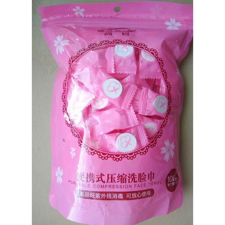 Portable Compression Face Towel von Singlelady