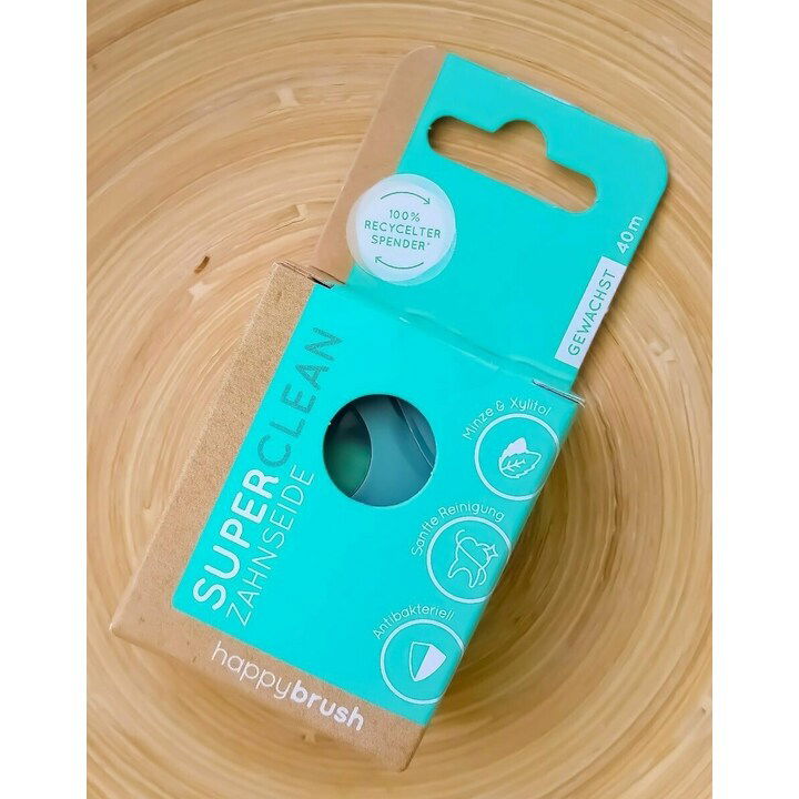 SuperClean - Zahnseide gewachst von happybrush