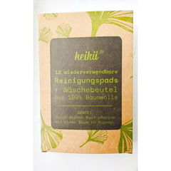 12 wiederverwendbare Reinigungspads + Wäschebeutel von Heikii