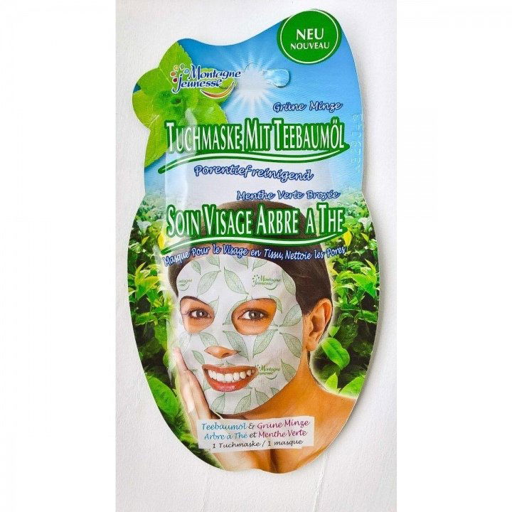 Tuchmaske mit Teebaumöl von 7th Heaven Montagne Jeunesse