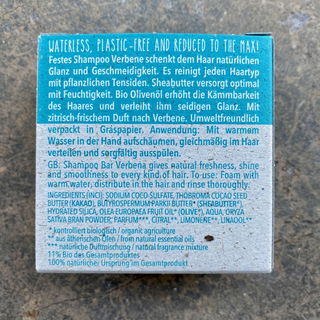 WE REDUCE! Festes Shampoo Verbene von i+m