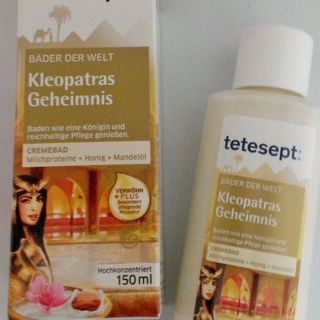 Bäder der Welt - Kleopatras Geheimnis - Cremebad - Milchproteine + Honig + Mandelöl von tetesept