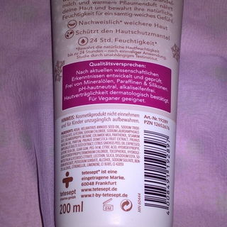 Creme Dusche - Hallo Winterpflege - Mandelmilch Pflaume - t: by tetesept
