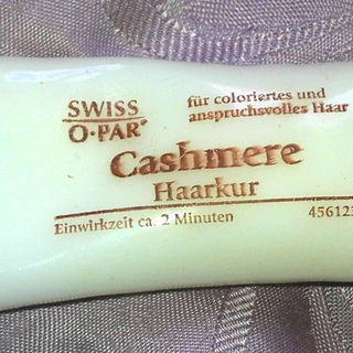 Cashmere Haarkur für coloriertes und anpruchsvolles Haar - Swiss O·Par