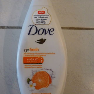 go fresh - Reichhaltige Pflegedusche revitalize Mandarine & Tiareblütenduft von Dove