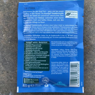 Badekristalle - Spuren im Sand - Meertau • Vetiver - Kneipp