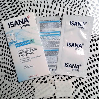 Isana young - Active Clear - Antibakterielle Anti-Mitesser Face Strips - Isana