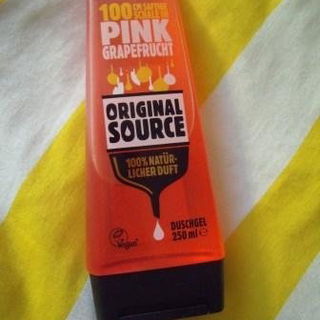100 cm saftige Pink Grapefrucht Schale Duschgel von Original Source