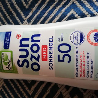 Med - Sonnengel LSF 50 von Sun Ozon