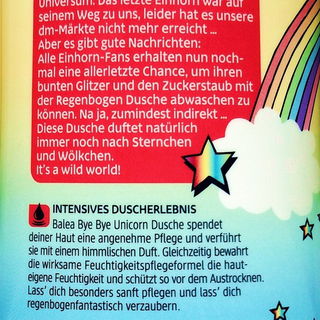 Cremedusche - Bye Bye Unicorn - Balea