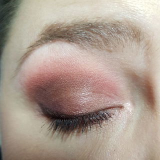 Tagestauglicher Look mit allen Farben der Palette und braunem Kajal