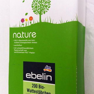nature - Bio-Wattestäbchen von ebelin