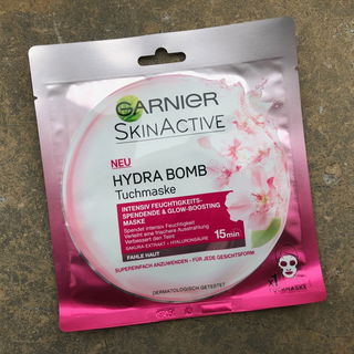 SkinActive - Hydra Bomb - Tuchmaske - Fahle Haut - Garnier