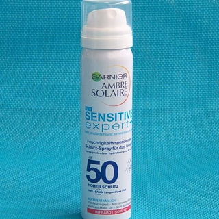 Ambre Solaire - Sensitive expert+ Feuchtigkeitsspendendes Schutz-Spray für das Gesicht LSF 50 - Garnier