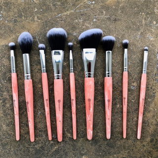 Rose Quartz - 9 Piece Brush Set - bhcosmetics